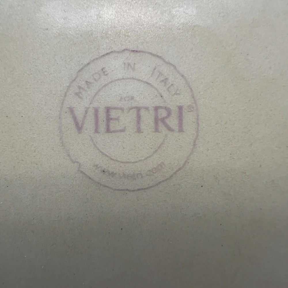 VIETRI ETRUSCA 8 1/2 SALAD BREAD CHARGER PLATE POTTERY ITALIAN Set of 3